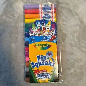 VTG 2006 Binney And Smith Crayola Pip Squeaks Washable Markers 16‎ Bright Colors